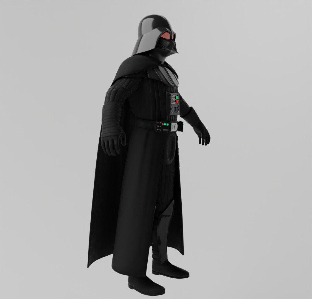 ArtStation - Darth Vader Lowpoly Rigged | Resources