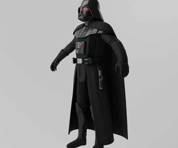 ArtStation - Darth Vader Lowpoly Rigged | Resources