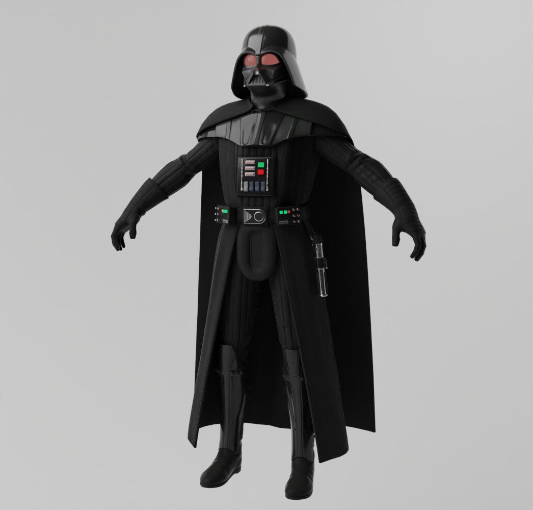 ArtStation - Darth Vader Lowpoly Rigged | Resources