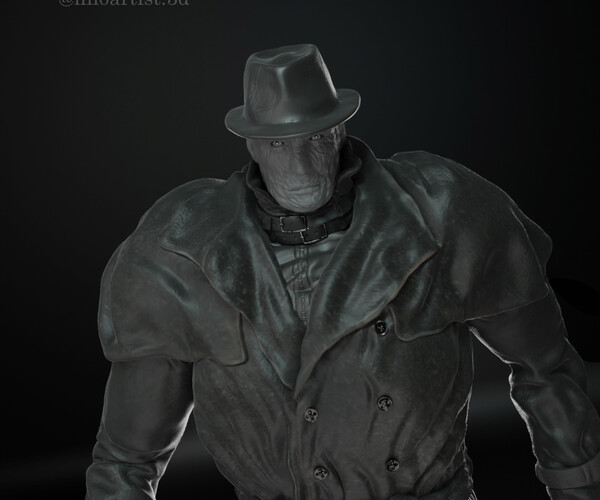 ArtStation Mr X RE2 Remake 1/6 scale Resources