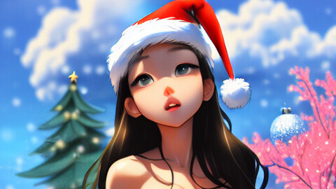 Christmas Themed, Babes, Backgrounds, and other randoms