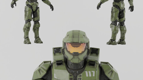 Master Chief Lowpoly Rigged