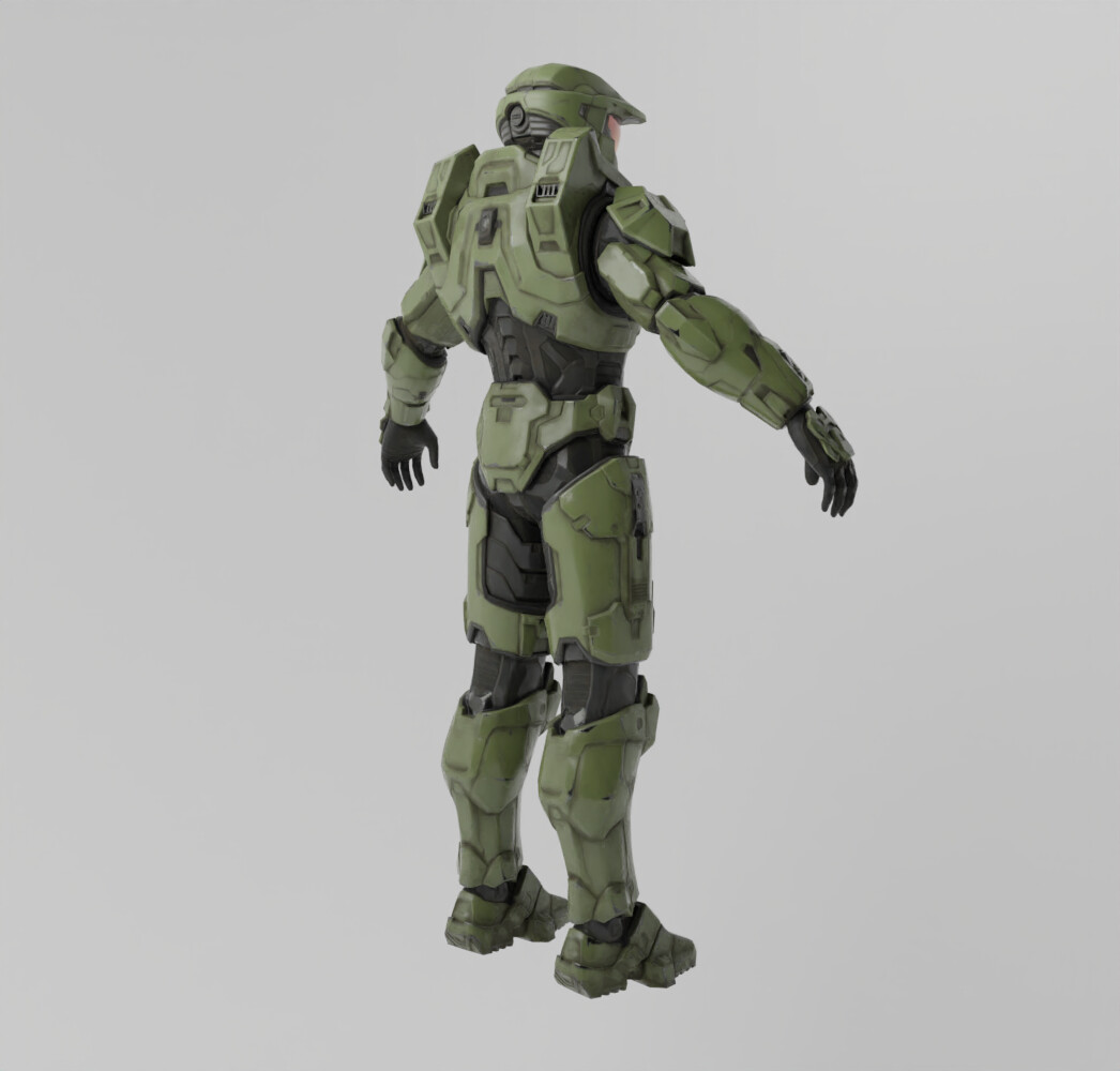 ArtStation - Master Chief Lowpoly Rigged | Resources