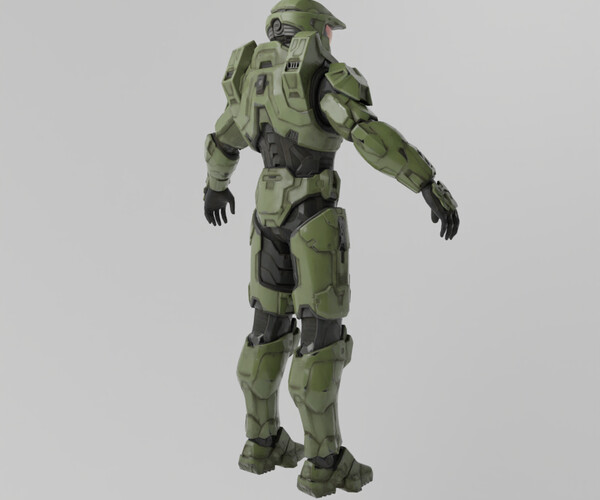 ArtStation - Master Chief Lowpoly Rigged | Resources