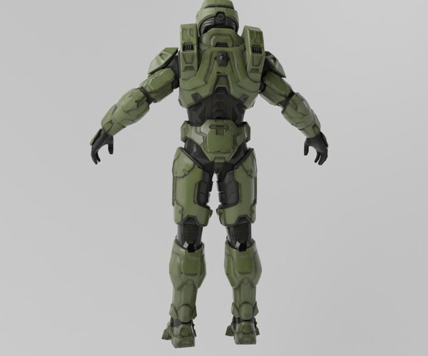 ArtStation - Master Chief Lowpoly Rigged | Resources