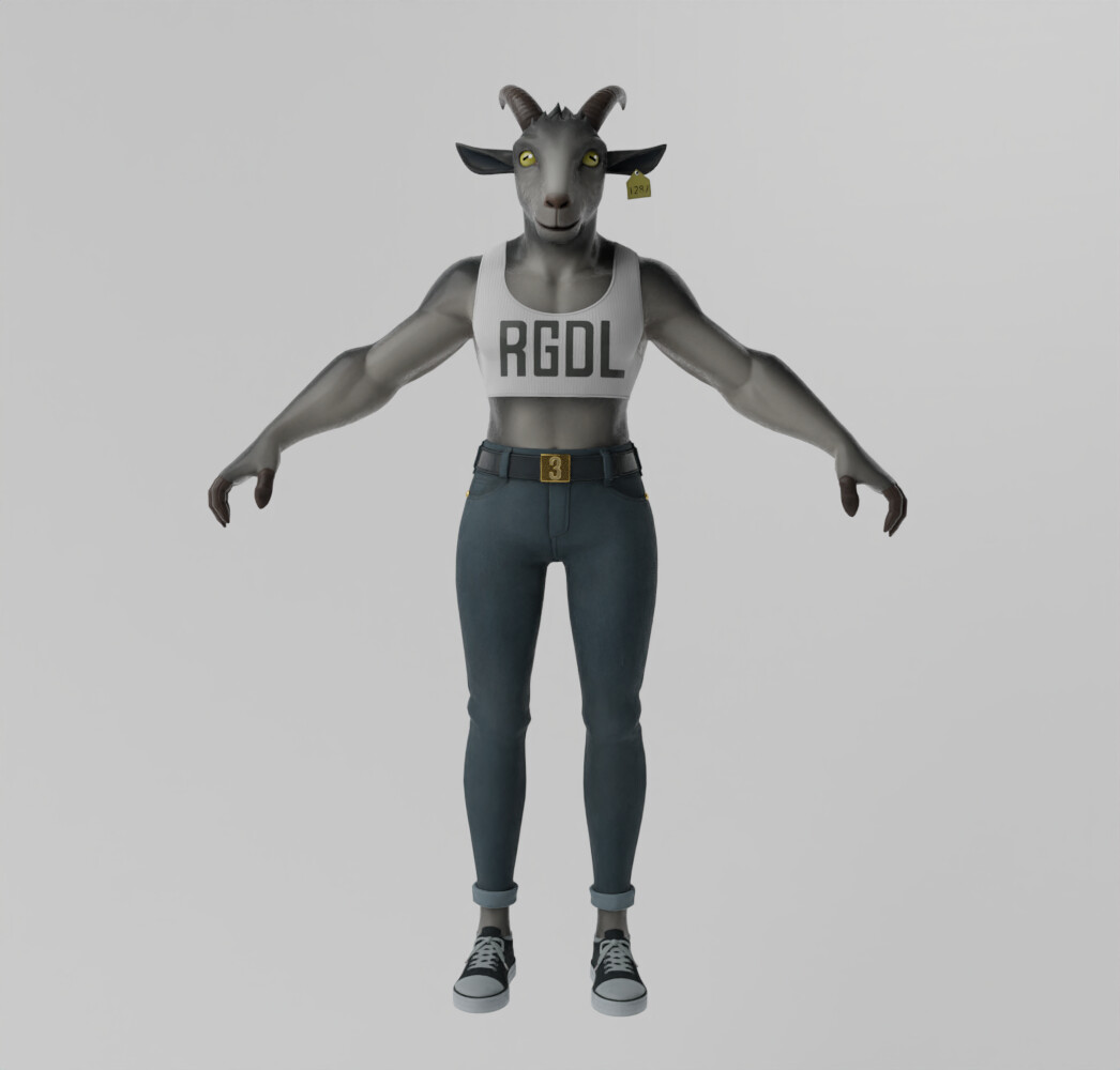 ArtStation - Pilgor Goat Lowpoly Rigged | Resources