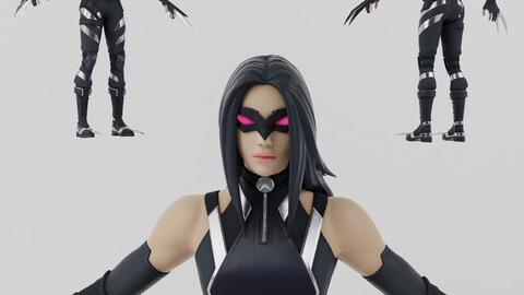 X-23 Lowpoly Rigged