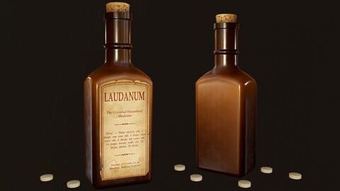 Antique Poison Bottle | Medical Bottle