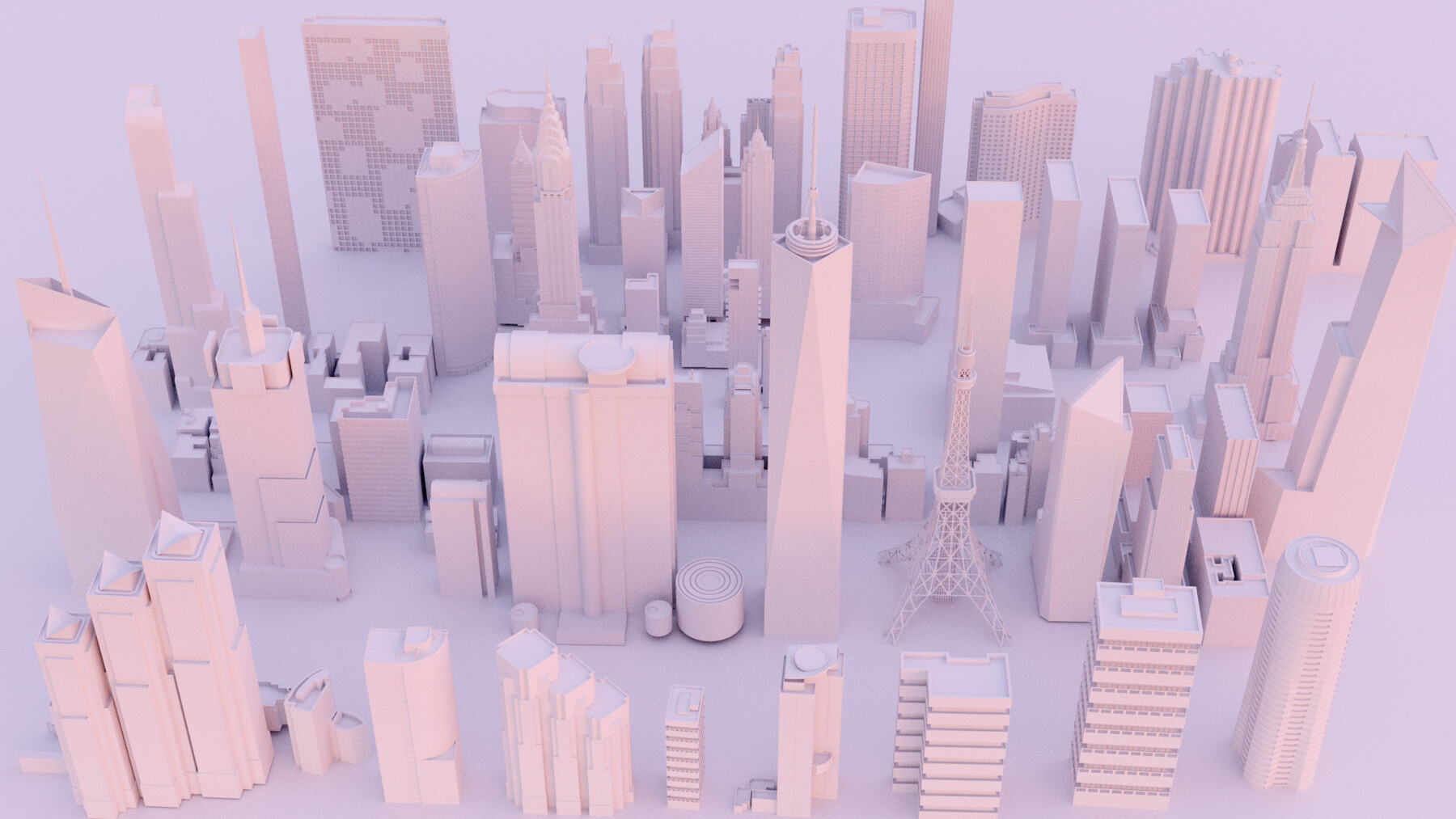 ArtStation - 50+ Unique Building Kitbash Bundle VOL-1 | Game Assets