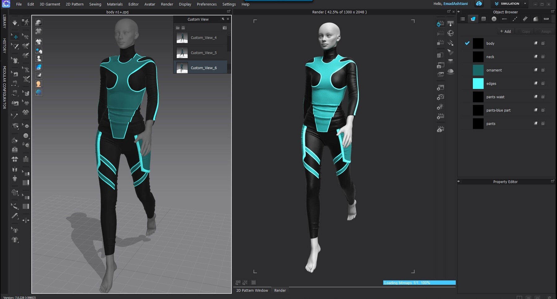 ArtStation - Sci-fi male outfit #1 / Marvelous Designer