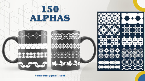 150 Alpha Ornamental & Patterns