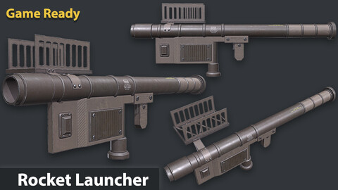 Rocket Launcher Game Ready 3