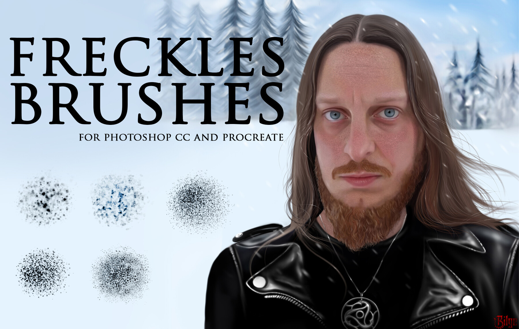 ArtStation Freckles Brushes for and Procreate Brushes