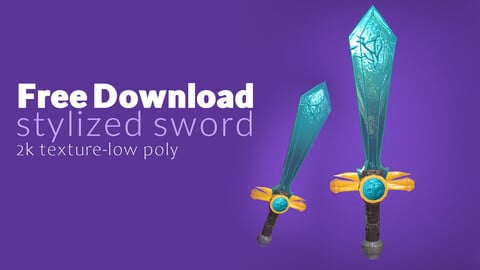 Stylized Sword-Free Download