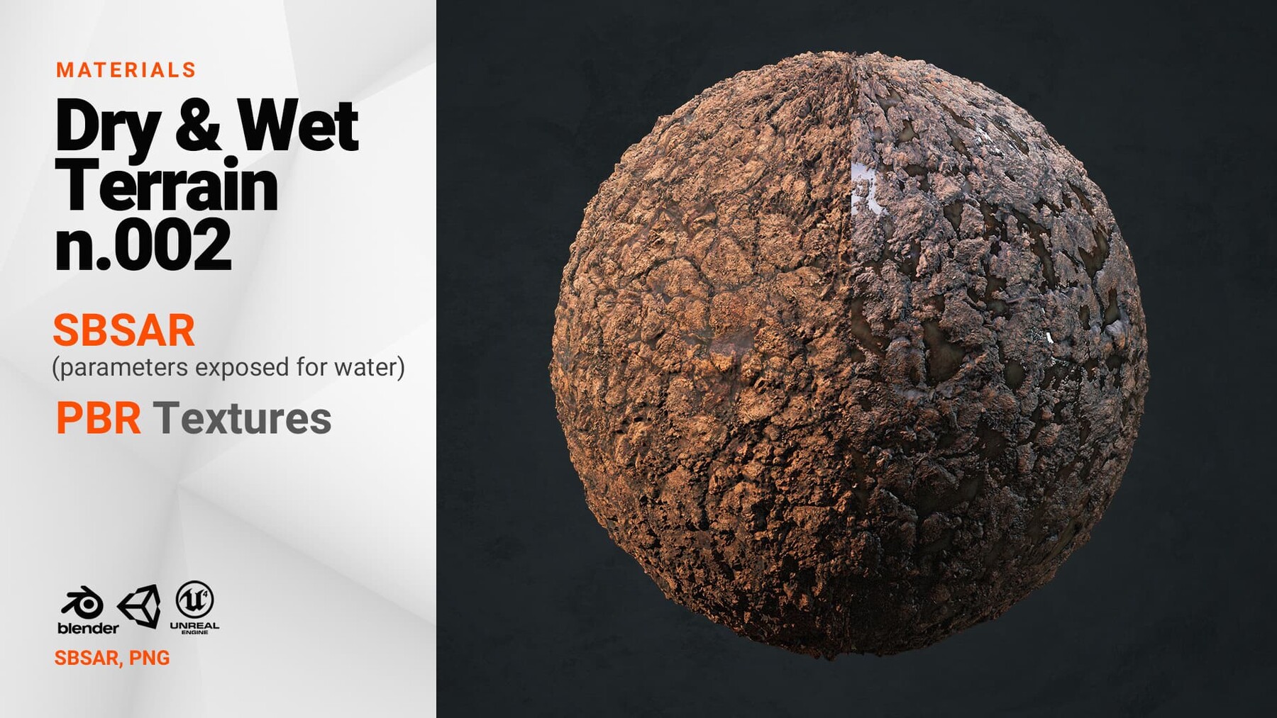 ArtStation - Dry And Wet Terrain Sbsar - 002 | Game Assets