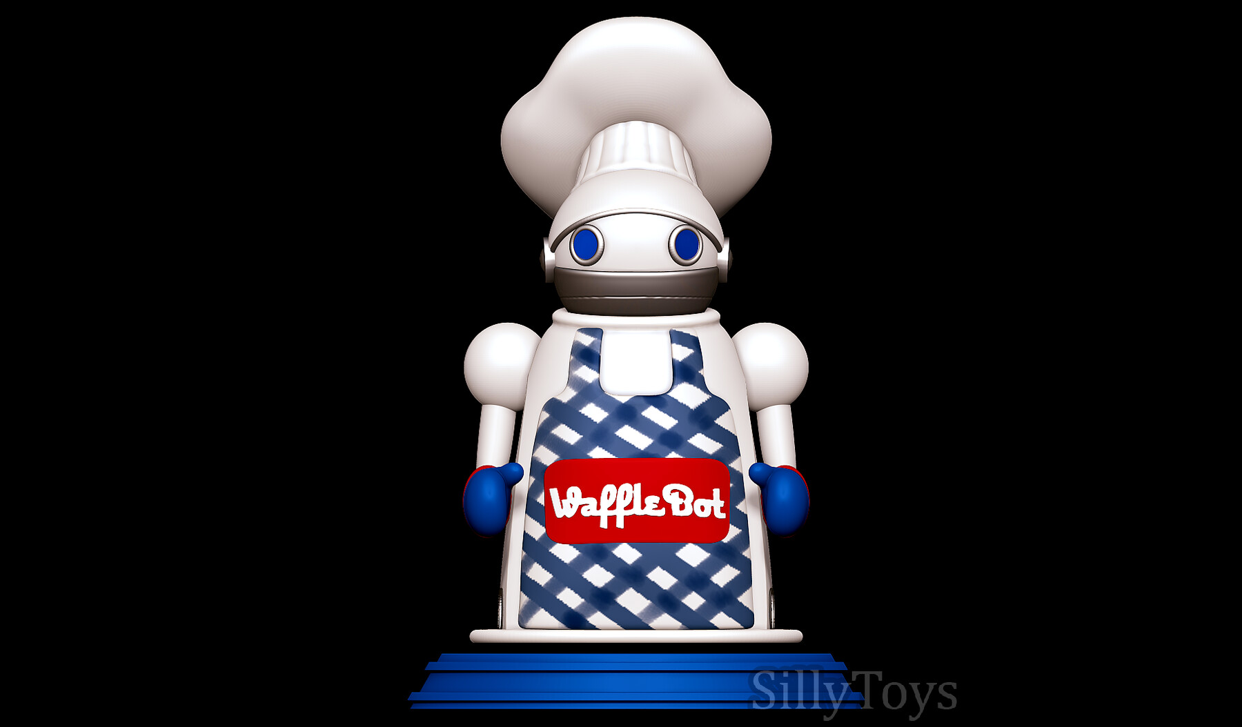 ArtStation Wafflebot Harold and Kumar 3D print model Resources