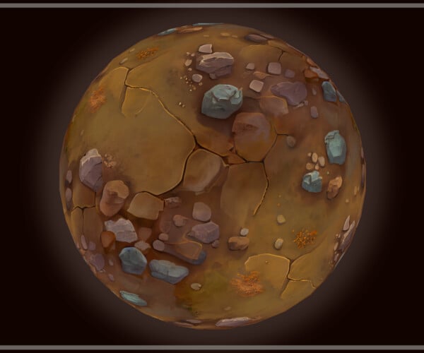 ArtStation - Ground: Earth And Rocks -- 20 TEXTURES -- (Hand-painted ...