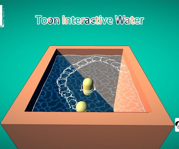 ArtStation - Unity Shader - Toon Interactive Water | Game Assets
