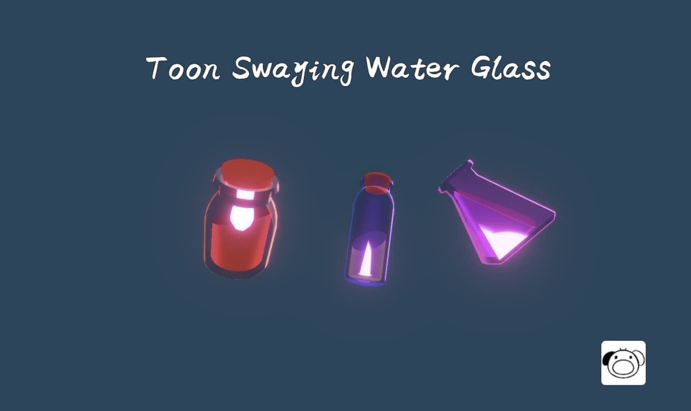 ArtStation - Unity Shader - Toon Swaying Water Glass | Game Assets