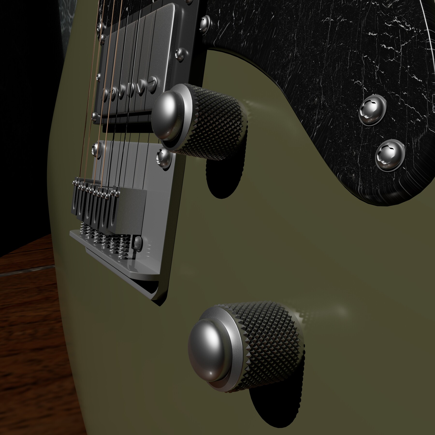 ArtStation Electric Guitar Game Assets