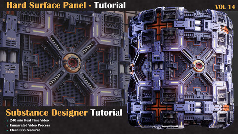 Hard Surface Panel Tutorial - VOL 14