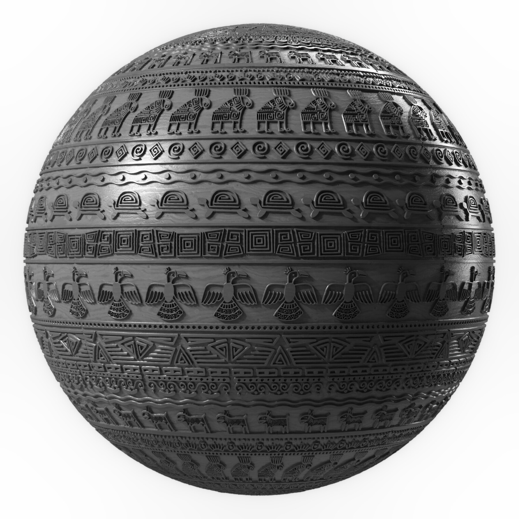 ArtStation Wood Materials 17 Decorative Wood panel, Seamless, Pbr