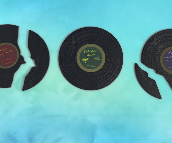 ArtStation - Vinyl Record PBR low-poly game ready Low-poly 3D model ...
