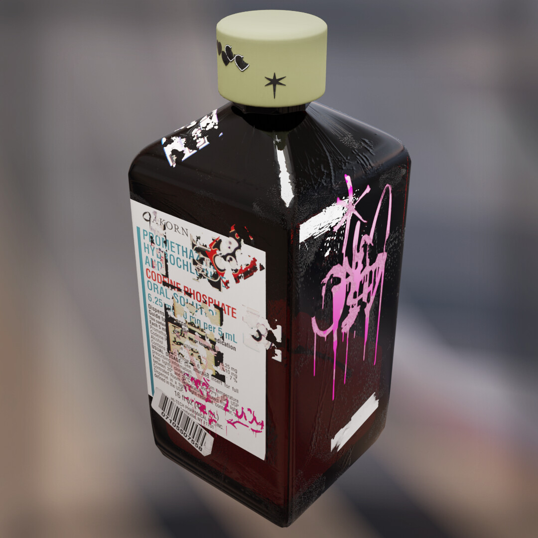 How Much Is A Bottle Of Lean ArtStation - Lean Bottle | Resources