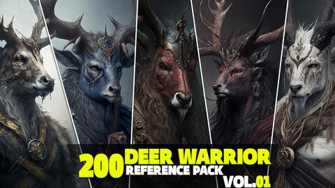 200 Deer Warrior Reference Pack Vol.01