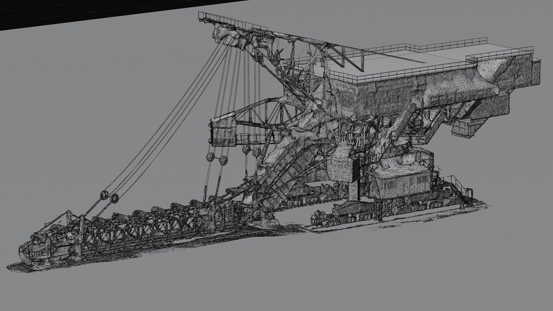 ArtStation Gigantic Machine Chain Bucket Dredger Resources