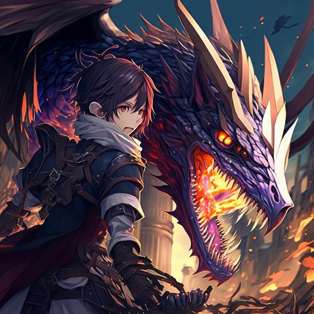 Author Comments  Dragon Anime Boy  1350x1400 PNG Download  PNGkit