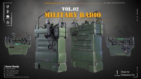 Military Radio - VOL 02 (Game Ready)