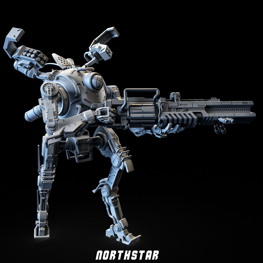 Artstation Titanfall Northstar 3dprintable 100mm Resources