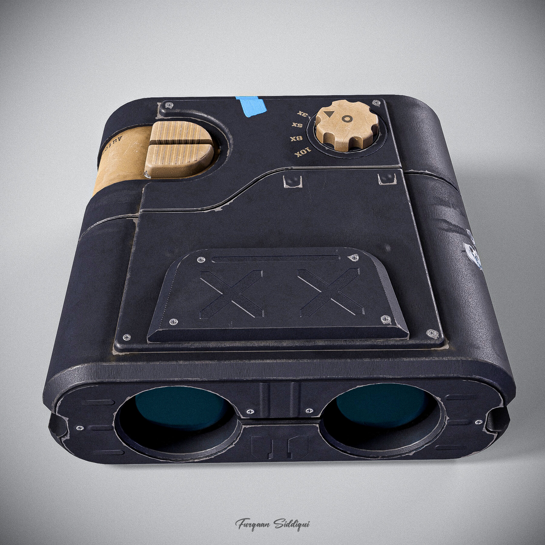 ArtStation Scifi Realistic Binocular PBR Game Assets