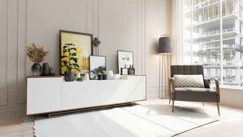 Sence Living Room Blender 3.x