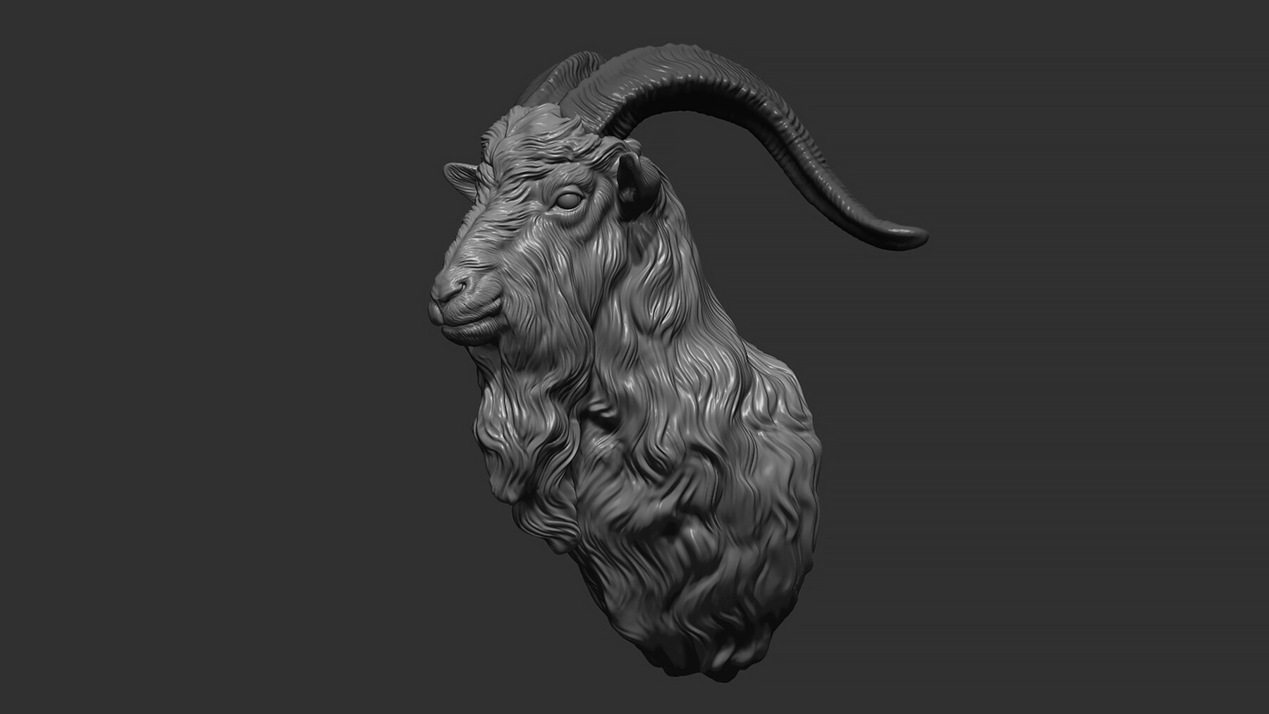 ArtStation Goat head Resources