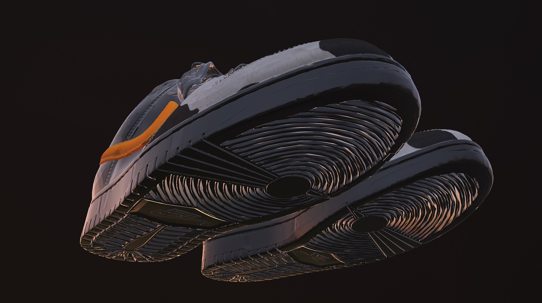 ArtStation - Nike SB Dunk Halloween Shoes Low-poly | Game Assets