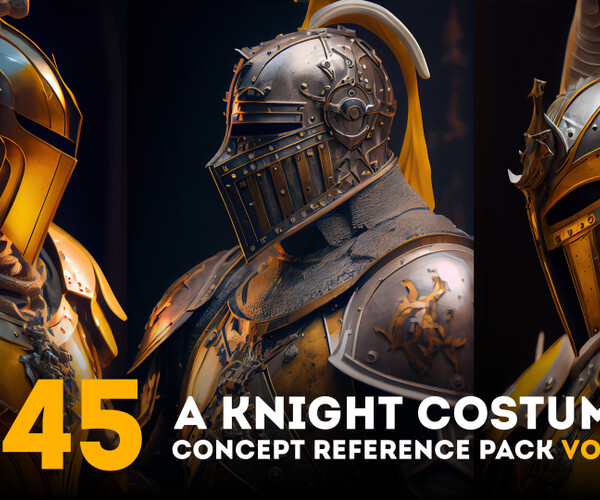 ArtStation - 145 arts - Knight Costume - Concept Reference Pack Vol.05 ...