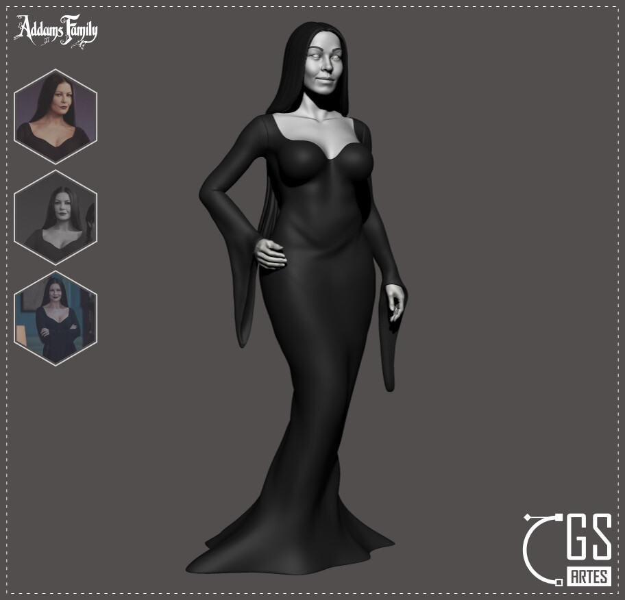 ArtStation - MORTICIA ADDAMS FULL + (NSFW VERSION)