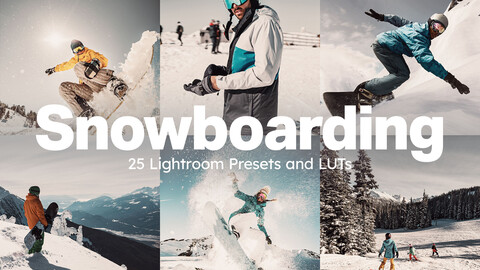 25 Snowboarding Lightroom Presets and LUTs