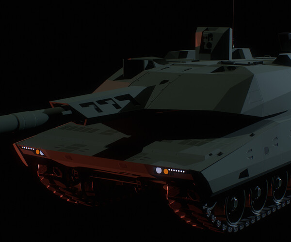 ArtStation Tiger 3A Game Assets