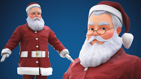 Santa Claus Rigged Character