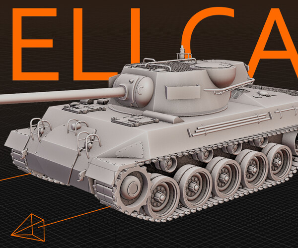 ArtStation - M18 Hellcat WW2 Tank (Rigged) | Game Assets