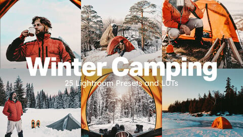 25 Winter Camping Lightroom Presets and LUTs