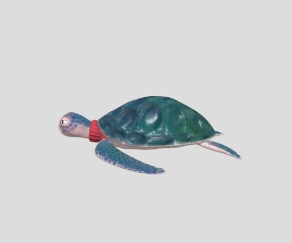 ArtStation - Turtle in the turtleneck - 3d stylized, rigged | Resources