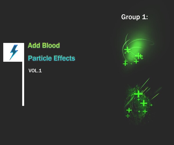 ArtStation - Unity Shader - 3D Add Blood Particle Effects | Game Assets