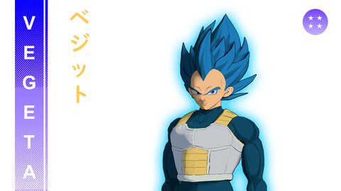 3D Vegeta Rigged