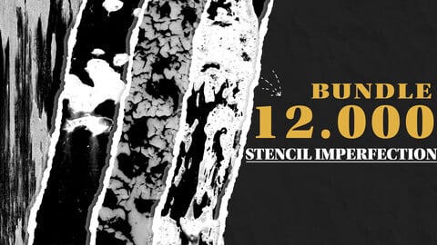 MEGA BUNDLE --- 12000 High Quality Useful Stencil Imperfection