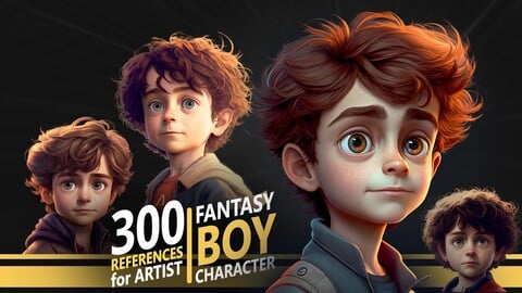 300 Fantasy Boy Character - References for Artist