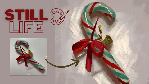 Christmas Candy Cane PSD File